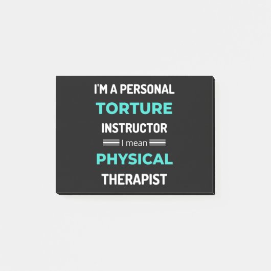 Post-it® Je suis un instructeur de torture personnel Je veu (Devant)