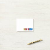 Post-it® Je suis une table périodique mignonne (Sur un bureau)