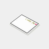 Post-it® Je t'aime (Incliné)