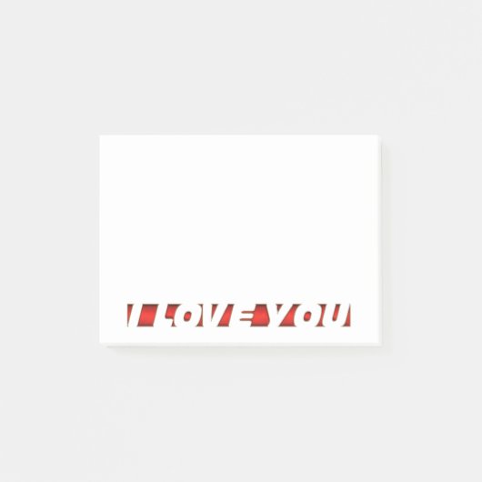 Post-it® Je t'aime (Devant)