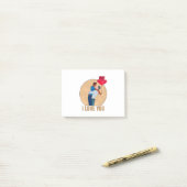 Post-it® Je T'Aime (Sur un bureau)