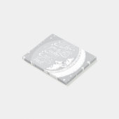 Post-it® Je t'aime à la lune et au dos (Incliné)