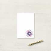 Post-it® Je t'aime à la lune et au dos 4 (Sur un bureau)