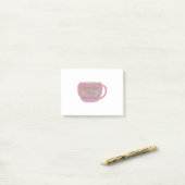 Post-it® Je t'aime beaucoup Matcha (Sur un bureau)