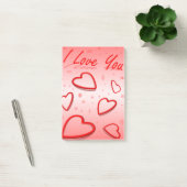 POST-IT® "JE T'AIME" COEURS (Bureau)