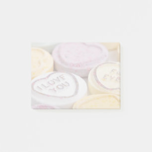 Post-it® Je t'aime Sweet Candy Valentine Coeurs