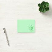 Post-it® Je T'Aime Terre, Croquis, Vert (Bureau)