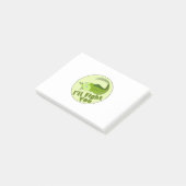 Post-it® Je te combattrai Drôle Pêche (Incliné)