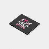 Post-it® Je Tire Comme Une Fille Karate Kickboxing (Incliné)