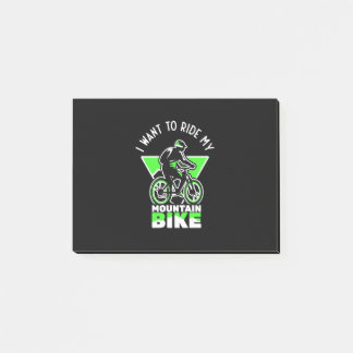 Post-it® Je Veux Faire Le Tour De Mon Vélo De Montagne