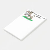 Post-it® "Je viens de me faire nettoyer les dents" (Incliné)