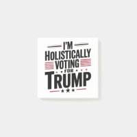 Je vote de manière holistique pour Trump Election