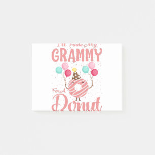 Post-it® J'échangerai mon Grammy contre une beigne