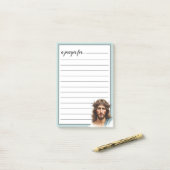 Post-it® Jesus Crown of Thorns Portrait War Room Prayer (Sur un bureau)