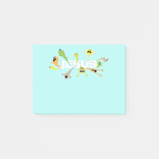 Post-it® Jésus effrayant (Devant)
