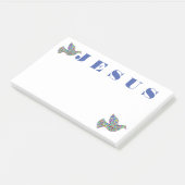 Post-it® JÉSUS est des notes de seigneur post-it (Incliné)