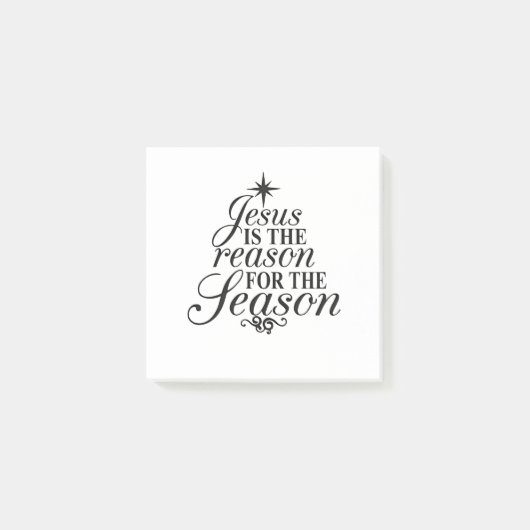 Post-it® Jésus Est La Raison De La Saison De Noël  (Devant)