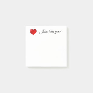 Post-it® Jésus t'aime !