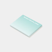 Post-it® Jésus t'aime! | ombré sarcelle (Incliné)