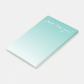 Post-it® Jésus t'aime ! | vert turquoise (Incliné)