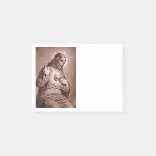 Post-it® Jésus Touche Son Coeur (Devant)