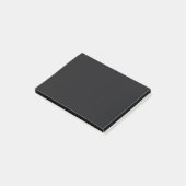 Post-it® Jet noir couleur solide (Incliné)