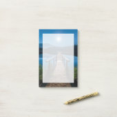 Post-it® Jetée de nuit sous une Pleine lune (Sur un bureau)