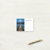 Post-it® Jetée de nuit sous une Pleine lune (Sur un bureau)