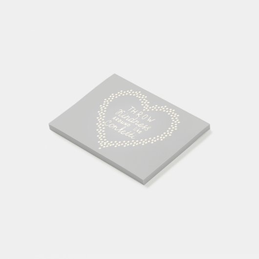 Post-it® Jeter de la gentillesse autour de Confetti (Incliné)