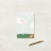 Post-it® Jeu de Blackjack avec chips par Chariklia Zarris (Sur un bureau)