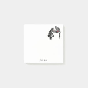 Post-it® Jeux de société Deux chats jouant aux échecs Match