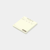 Post-it® Job Time Log Notepad – Work Hours Tracker (Incliné)