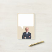 Post-it® Joe Biden Dit Que Le Président Américain Discours  (Sur un bureau)