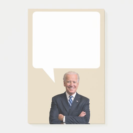 Post-it® Joe Biden Dit Que Le Président Américain Discours  (Devant)