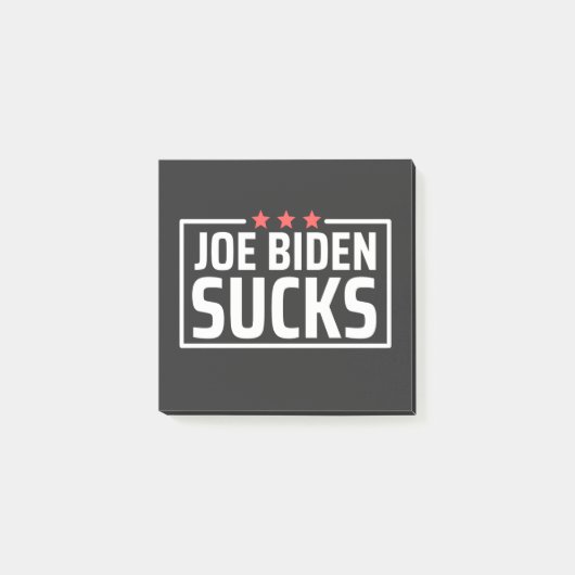Post-it® joe Biden Sucks (Devant)