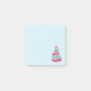 Post-it® Joie au monde Citation de Noël