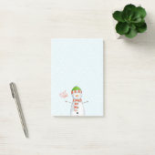 Post-it® Joie et paix | Noël du mignon Snowman (Bureau)