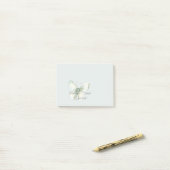 Post-it® Joie Papillon de Menthe (Sur un bureau)