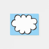 Post-it® Joli Amusant Moderne Simple Nuage de Pensée (Devant)