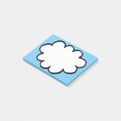 Post-it® Joli Amusant Moderne Simple Nuage de Pensée (Incliné)