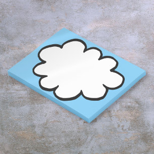 Post-it® Joli Amusant Moderne Simple Nuage de Pensée