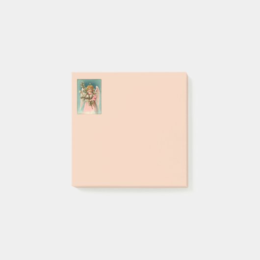 Post-it® Joli Ange En Robe Rose (Devant)