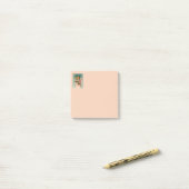 Post-it® Joli Ange En Robe Rose (Sur un bureau)
