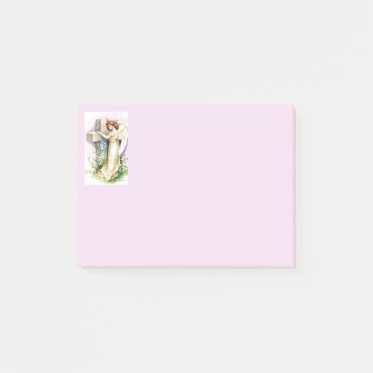 Post-it® Joli Ange Et Croix (Devant)