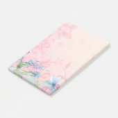 Post-it® Joli Arrière - plan rose et bleu (Incliné)