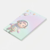 Post-it® Joli Astronaute Kawaii Espace (Incliné)