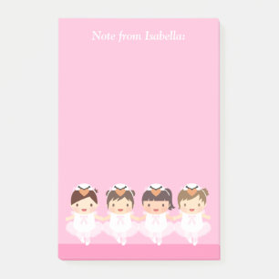 Post-it® Joli ballet de cygne ballerine pour filles