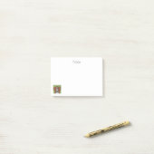 Post-it® Joli Beagle Post It Note Pad (Sur un bureau)