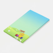 Post-it® Joli bébé de Pâques poussin (Incliné)