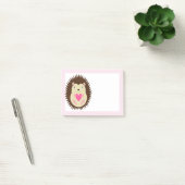 Post-it® Joli bébé hérisson fille rose (Bureau)